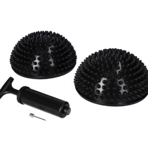 Pernă senzorială/hemisferă galbenăBALANCE negru 2pcs